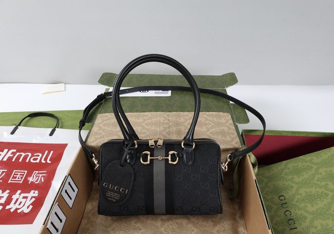 Gucci Borsetto medium boston bag 866732 black Gucci Borsetto medium boston bag 866732 black