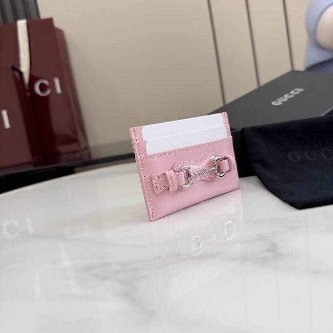 Gucci Card case with Horsebit A006YR pink Gucci Card case with Horsebit A006YR pink