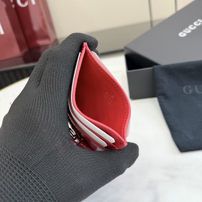 Gucci Card case with Horsebit A006YR red Gucci Card case with Horsebit A006YR red