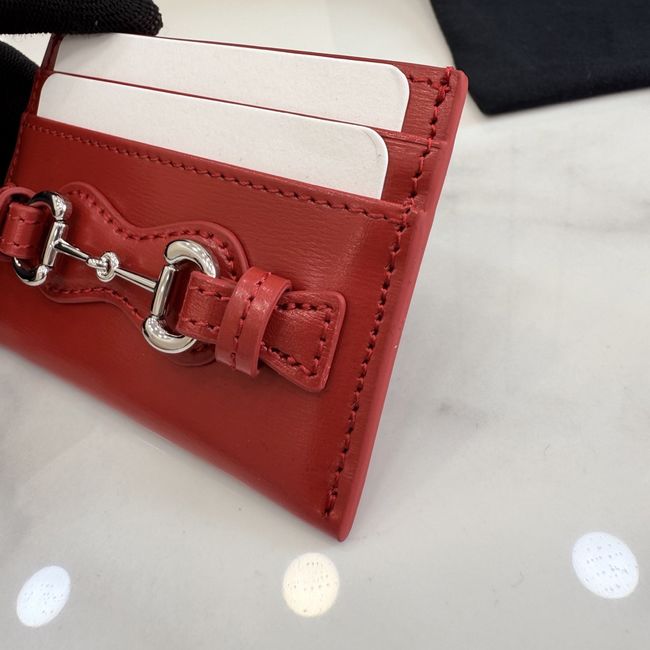 Gucci Card case with Horsebit A006YR red Gucci Card case with Horsebit A006YR red