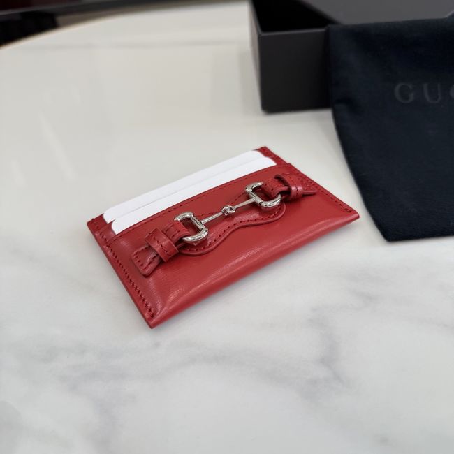 Gucci Card case with Horsebit A006YR red Gucci Card case with Horsebit A006YR red