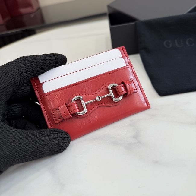 Gucci Card case with Horsebit A006YR red Gucci Card case with Horsebit A006YR red