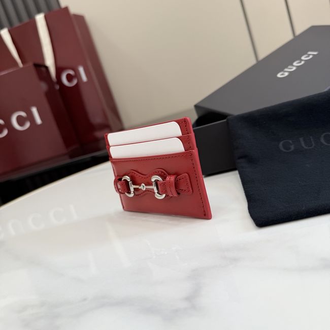 Gucci Card case with Horsebit A006YR red Gucci Card case with Horsebit A006YR red