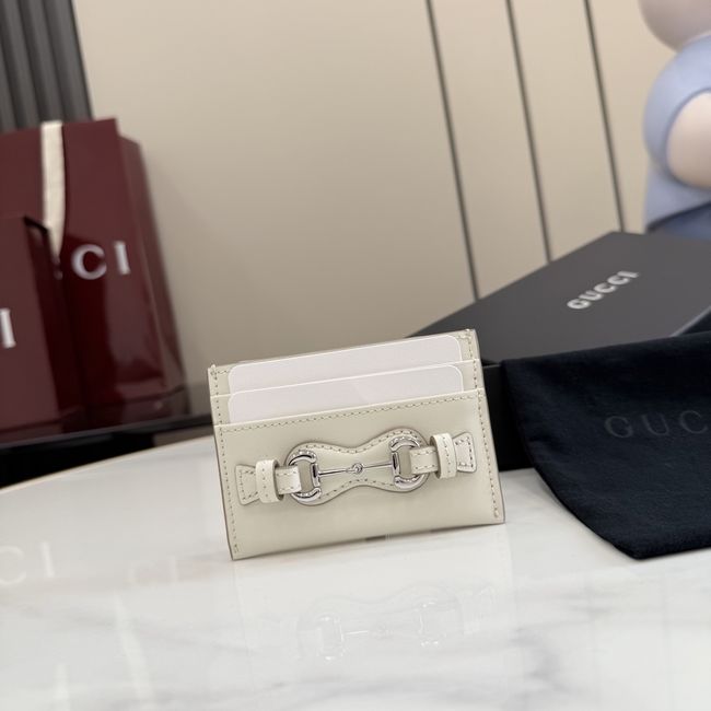Gucci Card case with Horsebit A006YR white