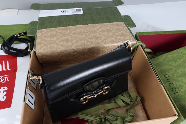 Gucci Horsebit Duomo medium top handle bag A006N6 black Gucci Horsebit Duomo medium top handle bag A006N6 black