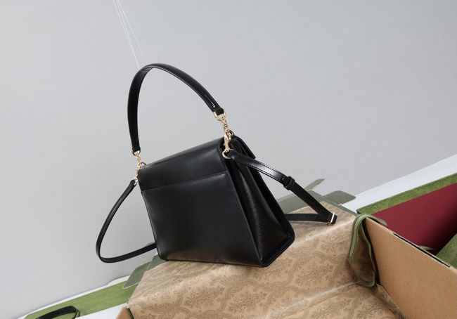 Gucci Horsebit Duomo medium top handle bag A006N6 black Gucci Horsebit Duomo medium top handle bag A006N6 black