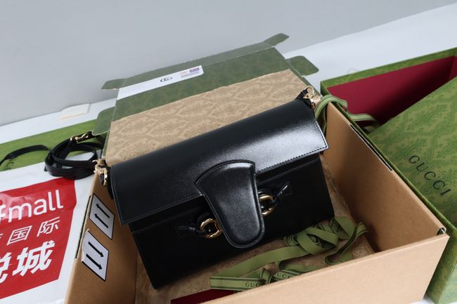 Gucci Horsebit Duomo medium top handle bag A006N6 black Gucci Horsebit Duomo medium top handle bag A006N6 black