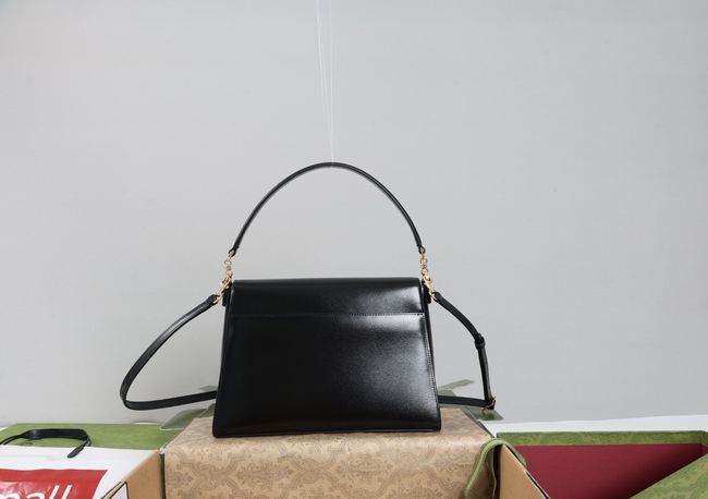 Gucci Horsebit Duomo medium top handle bag A006N6 black Gucci Horsebit Duomo medium top handle bag A006N6 black