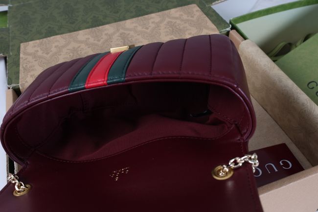 Gucci Jetset GG Marmont small shoulder bag A006X1 burgundy Gucci Jetset GG Marmont small shoulder bag A006X1 burgundy