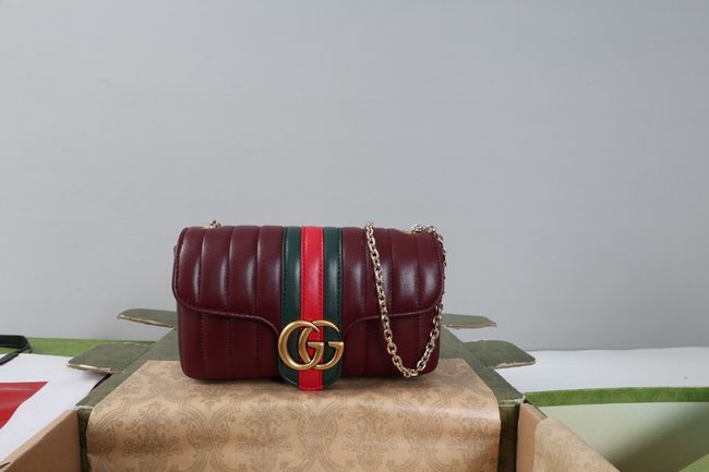 Gucci Jetset GG Marmont small shoulder bag A006X1 burgundy Gucci Jetset GG Marmont small shoulder bag A006X1 burgundy
