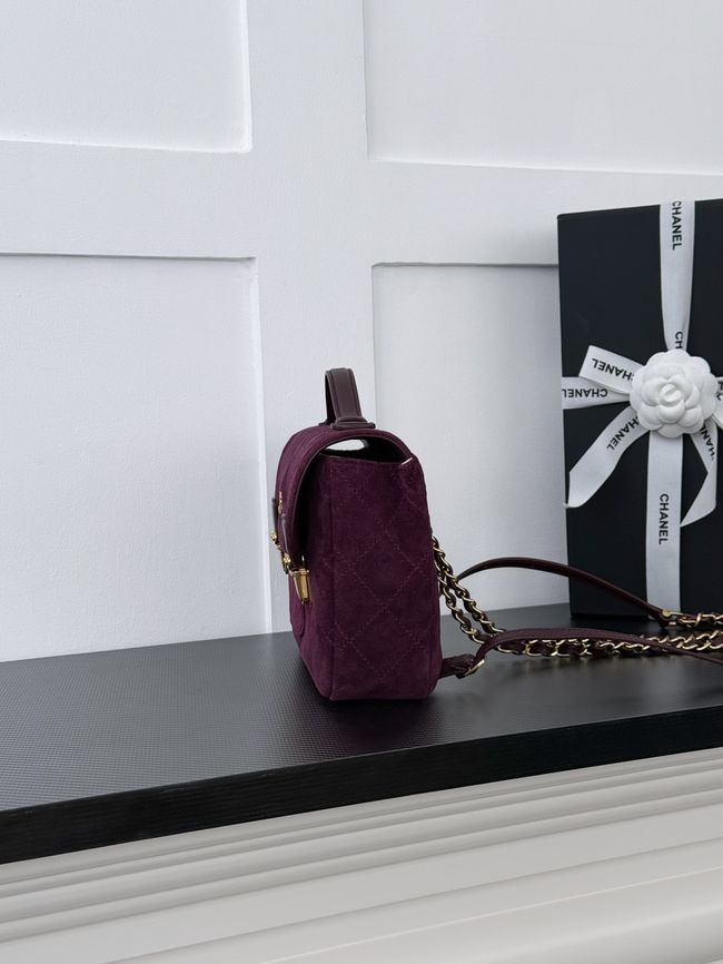 Chanel Backpack AS6465 Burgundy Chanel Backpack AS6465 Burgundy