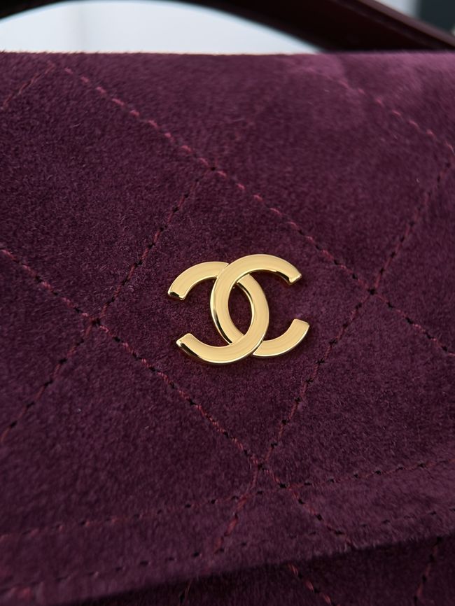 Chanel Backpack AS6465 Burgundy Chanel Backpack AS6465 Burgundy
