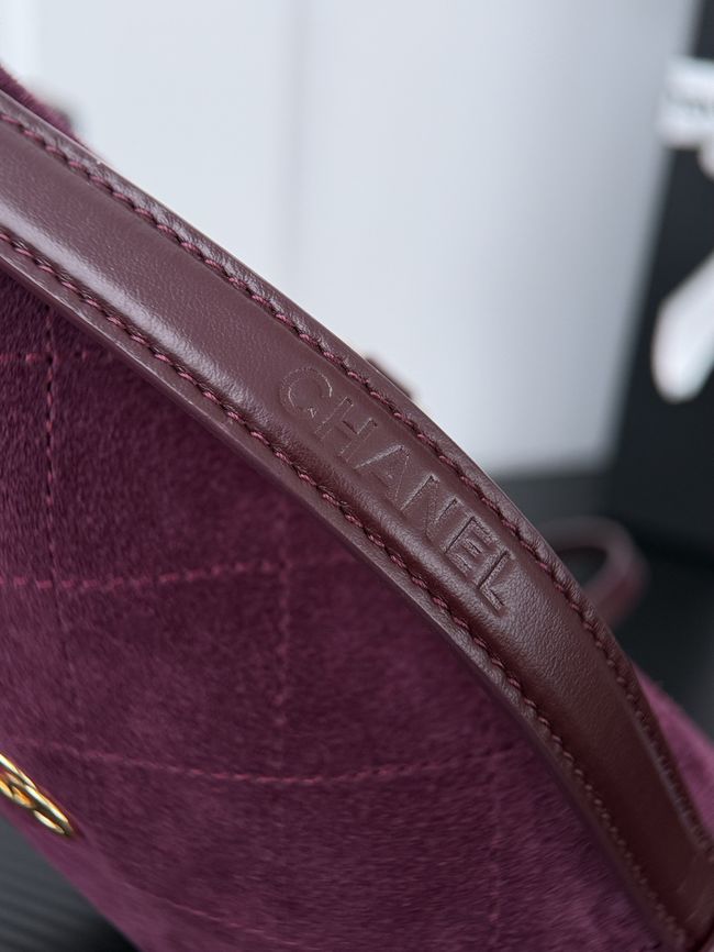 Chanel Backpack AS6465 Burgundy Chanel Backpack AS6465 Burgundy
