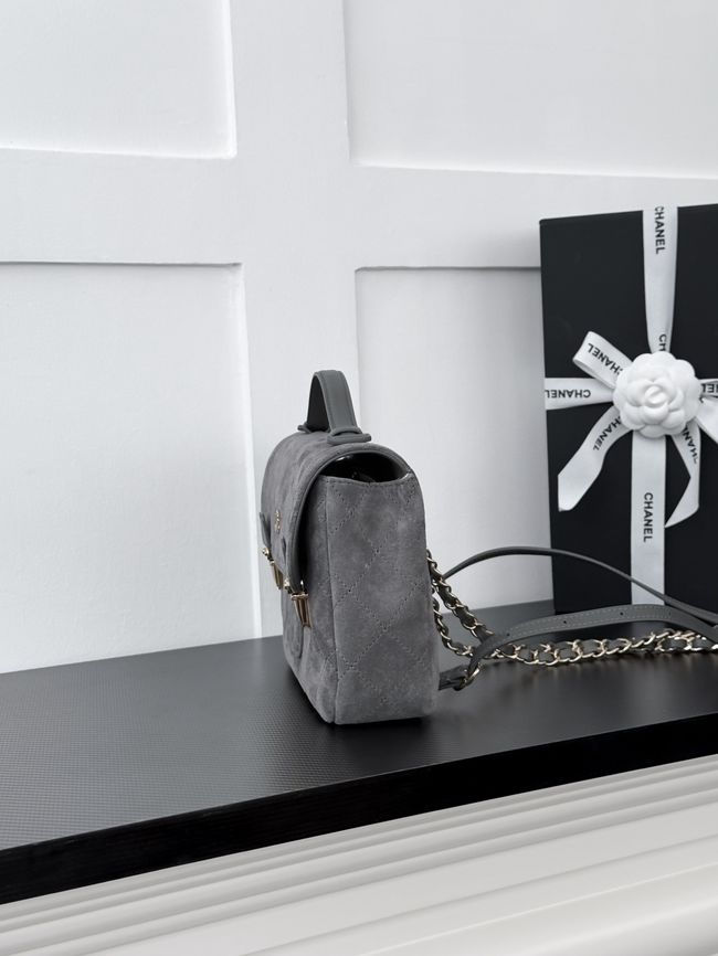 Chanel Backpack AS6465 Dark Gray Chanel Backpack AS6465 Dark Gray