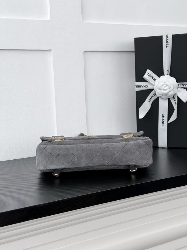 Chanel Backpack AS6465 Dark Gray Chanel Backpack AS6465 Dark Gray
