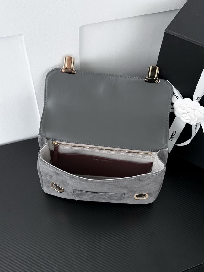 Chanel Backpack AS6465 Dark Gray Chanel Backpack AS6465 Dark Gray