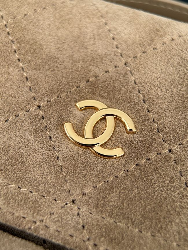 Chanel Backpack AS6465 dark beige Chanel Backpack AS6465 dark beige