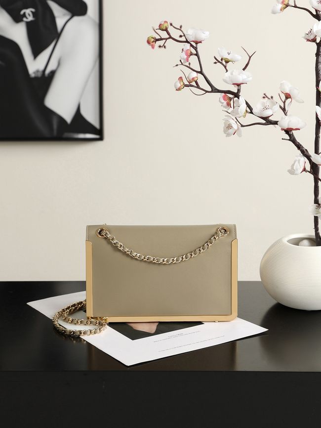 Chanel Mini Flap Bag AS6533 Dark Beige Chanel Mini Flap Bag AS6533 Dark Beige
