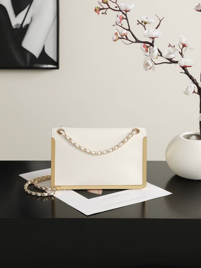 Chanel Mini Flap Bag AS6533 white Chanel Mini Flap Bag AS6533 white