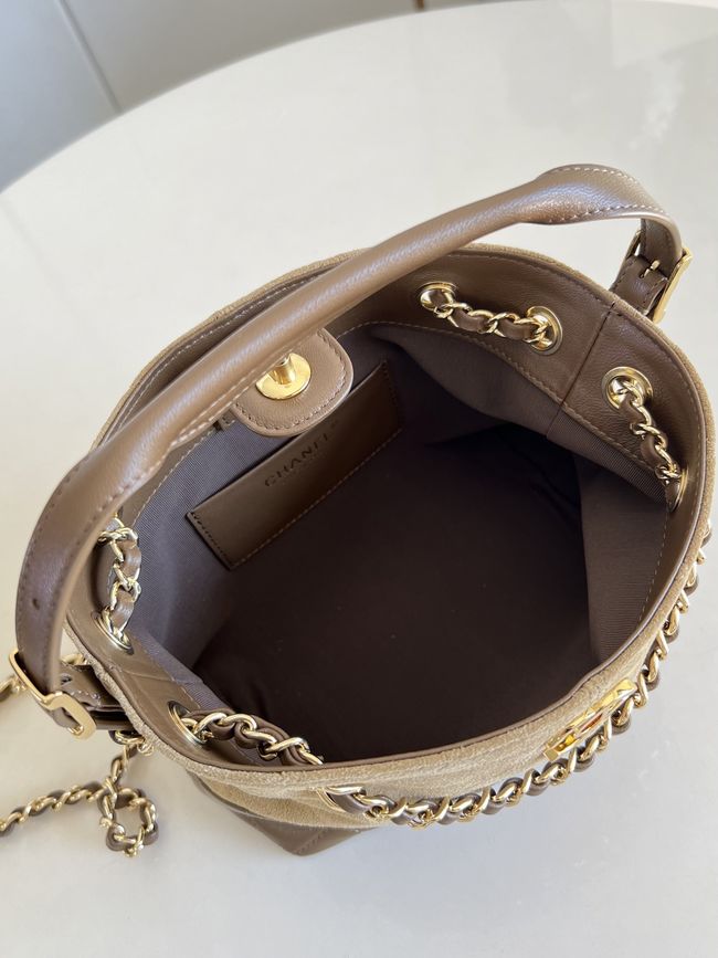 Chanel Mini Shopping Bag AS5633 Light Brown Chanel Mini Shopping Bag AS5633 Light Brown