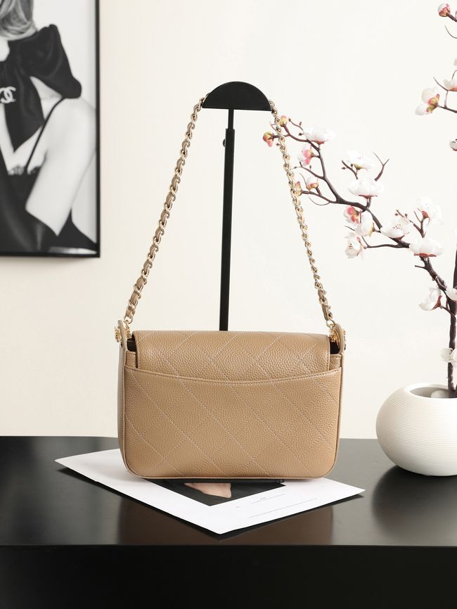 Chanel Small Flap Bag AS6625 Light Brown Chanel Small Flap Bag AS6625 Light Brown