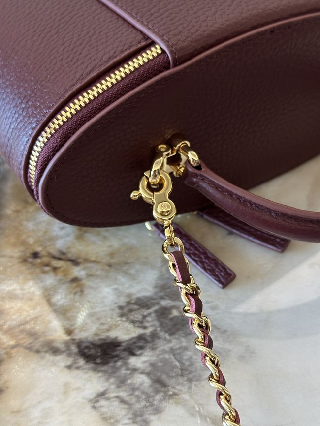 Chanel Vanity with Chain AP5574 Burgundy