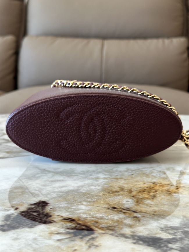 Chanel Vanity with Chain AP5574 Burgundy