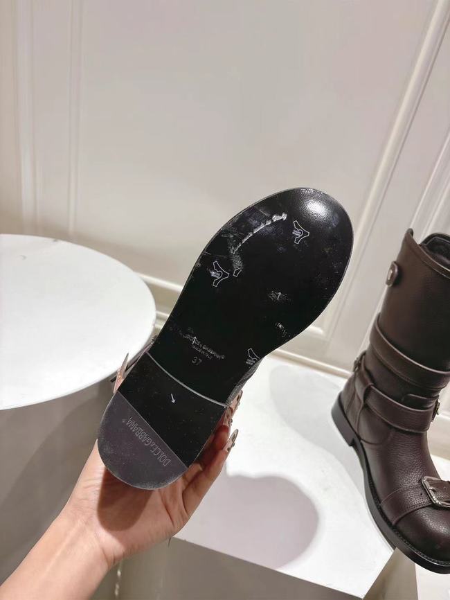 Dolce & Gabbanaleather booties 1U188-3