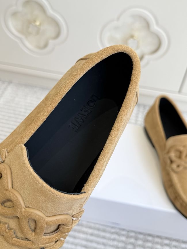 Loewe Suede cowhide Double L loafers VL290-4
