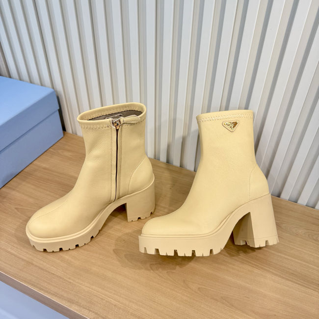 Prada Monolith brushed leather Chelsea boots G085-10