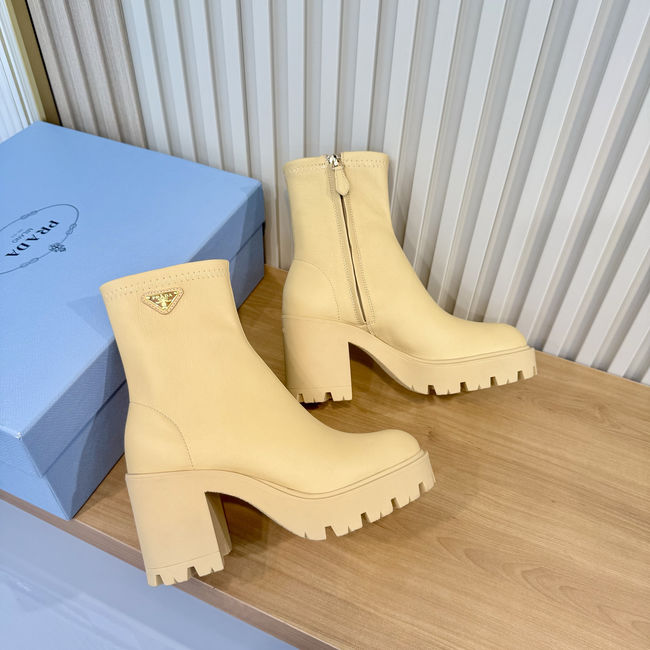 Prada Monolith brushed leather Chelsea boots G085-10
