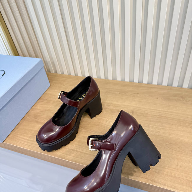 Prada Stride brushed leather pumps 1I562O-1